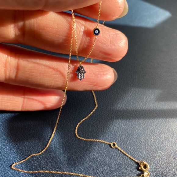 Alemdara Altan Hand of Hamsa Necklace - Picture 5 of 9